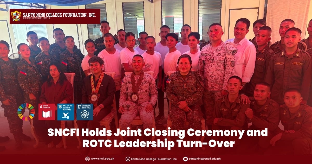 SNCFI Holds Joint Closing Ceremony and ROTC Leadership Turn-Over