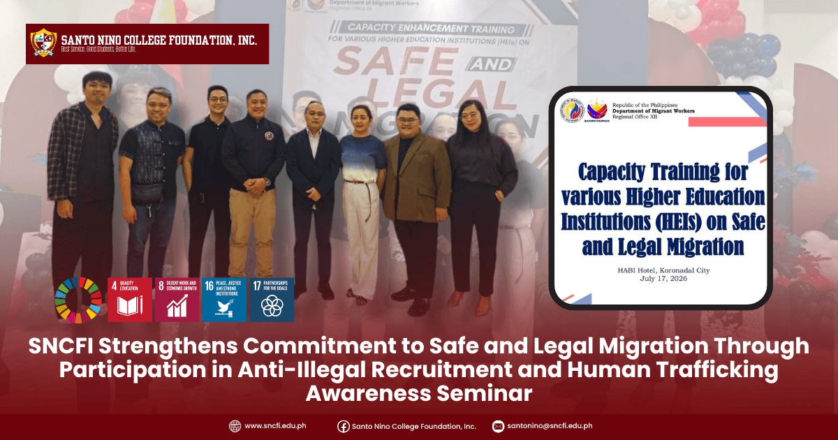 SNCFI Strengthens Commitment to Safe and Legal Migration Through Participation in Anti-Illegal Recruitment and Human Trafficking Awareness Seminar