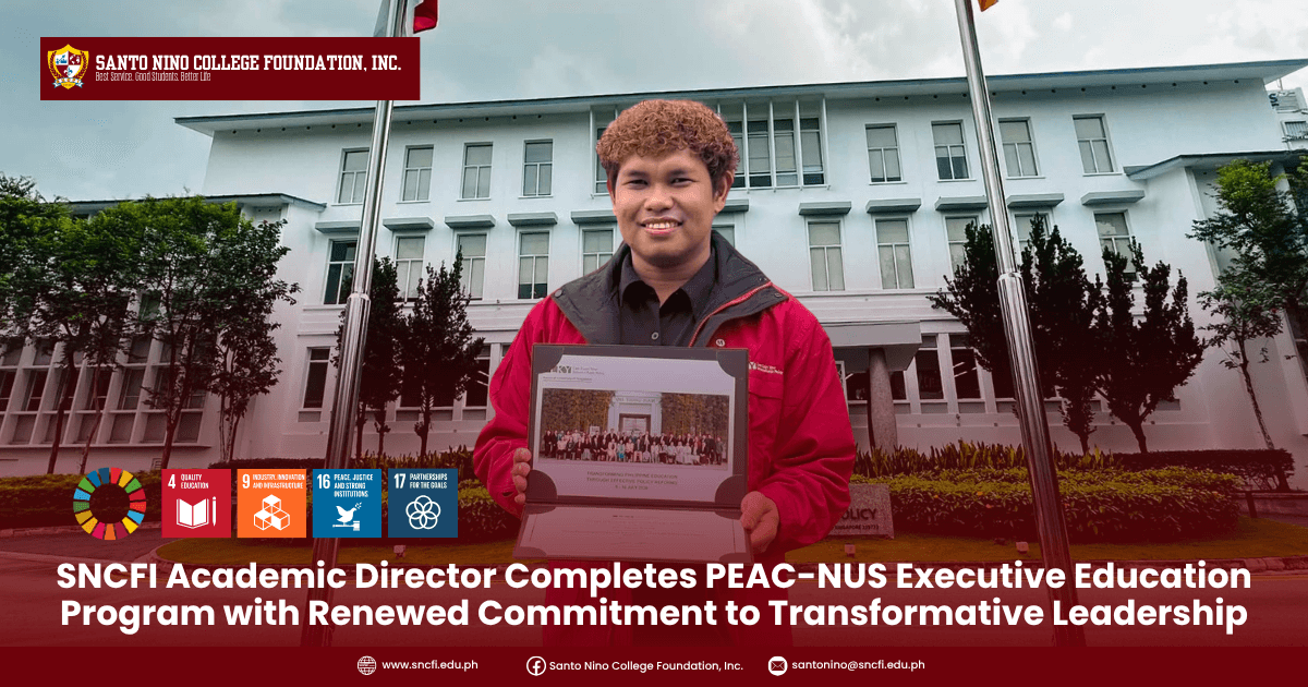 SNCFI Academic Director Completes PEAC-NUS Executive Education Program with Renewed Commitment to Transformative Leadership